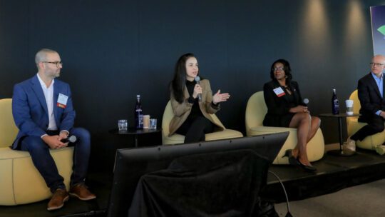 The Chief Communications Officers Roundtable on Emerging Trends and Tactics at the Mid-Atlantic MarCom Summit on Oct. 30, 2024 in Arlington, Virginia, in which panelists discussed innovative strategies used to connect with their audiences. 