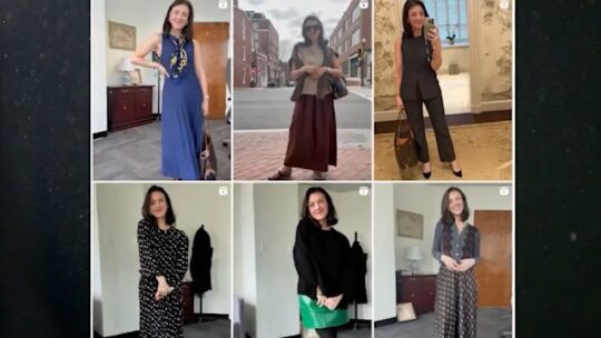 McLaurine Pinover on her instagram account showcasing outfits, some of which were in her government OPM office during work hours.