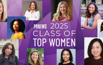 PRNEWS 2025 Top Women in PR graphic