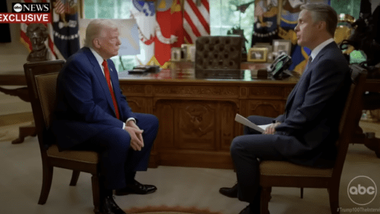 Terry Moran Interviews Donald Trump at the Oval Office