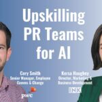Upskilling PR Teams for AI session title slide