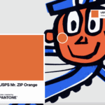 USPS and Pantone team up. Mr. Zip Orange