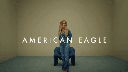 Sydney Sweeney in an American Eagle ad