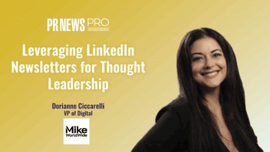 Leveraging LinkedIn Newsletters for Thought Leadership title