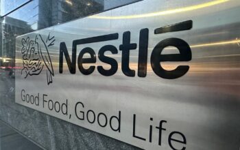 Nestlé sign at entrance to North American headquarters Nestlé USA, Inc. Nestlé is a multinational food and drink company.