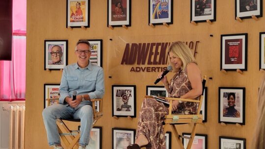 American Eagle CMO sits down with an interviewer for Adweek