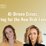 AI-Driven Crisis Preparing for the New risk Lansdcape title graphic with Gab Fernee And Sarah Evans