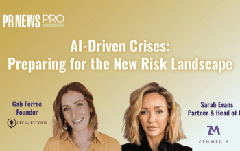 AI-Driven Crisis Preparing for the New risk Lansdcape title graphic with Gab Fernee And Sarah Evans