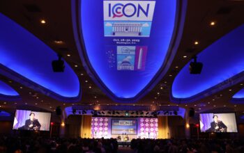 The main conference ballroom at the Washington Hilton for the PRSA ICON 2025 conference.