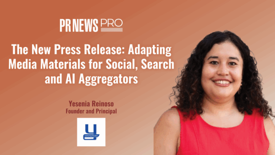 Yesenia Reinoso, Founder and Principal at Y Communicate