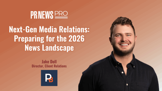 AI Powered Media Relations: Preparing for the 2026 News Landscape title slide