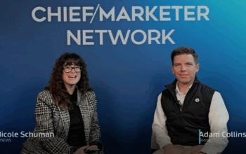 Nicole Schuman of PRNEWS and Adam Collins of Reddit at a CES 2026 interview