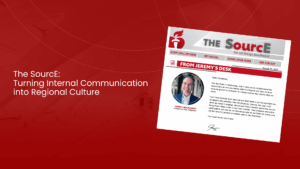 The SourcE: Turning Internal Communication into Regional Culture