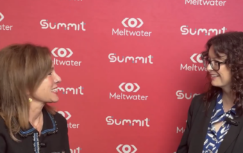 Alexandra Bjertnæs and Nicole Schuman at 2026 Meltwater Summit