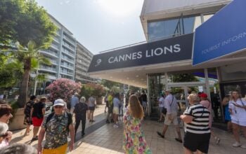 Palais des Festivals in Cannes, France, the venue for the annual Cannes Lions Festival.
