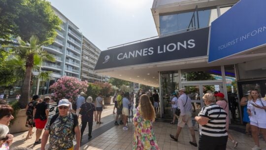 Palais des Festivals in Cannes, France, the venue for the annual Cannes Lions Festival.