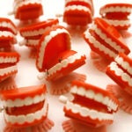 a lot of rattling teeth, funny teeth in communication, signifying a lot of talking or comments