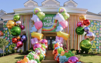 Lucky Charms activation at Kappa Delta's University of Arkansas's sorority house