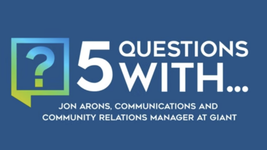 5 Questions With Jon Arons, Communications and Community Relations Manager at Giant title screen