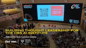 Shaping the AI Conversation: Building Thought Leadership for Harvard Business School’s AI Institute