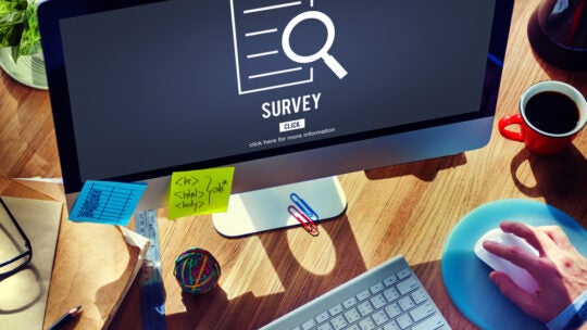 Survey Results Analysis Discovery Investigation Concept that leads to newsworthy data